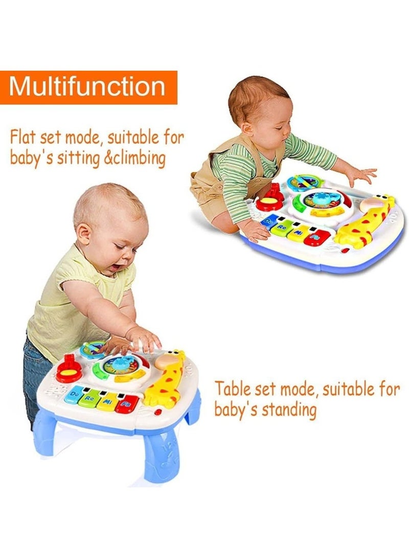 ST ZONE Baby Activity Table for Toddlers 6–12 Months, Giraffe Musical Learning Table 2-in-1, Baby Musical Toy Early Learning Table for Boys & Girls 1 2 3 Years - Image 2